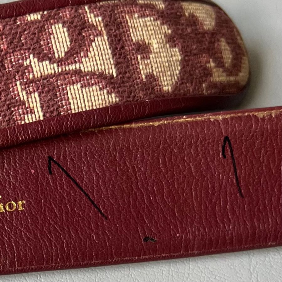 Vintage Christian Dior Belt 中古Dior 布腰帶-5