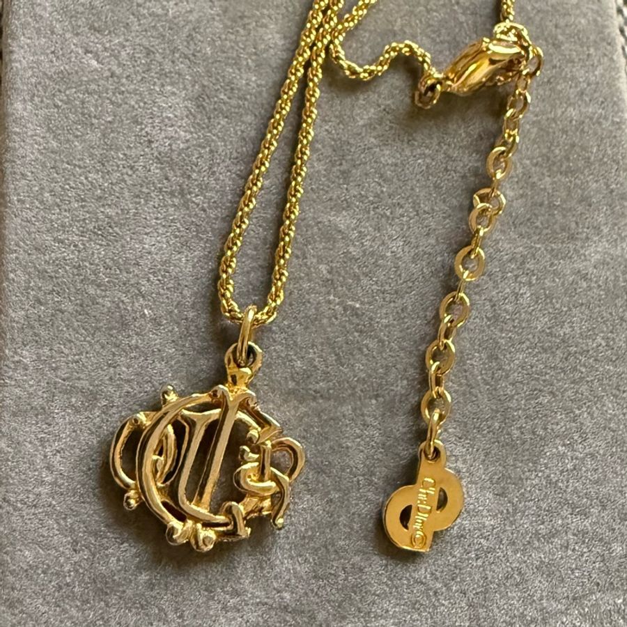 Vintage christian dior necklace 中古Dior 南瓜車頸鏈-3