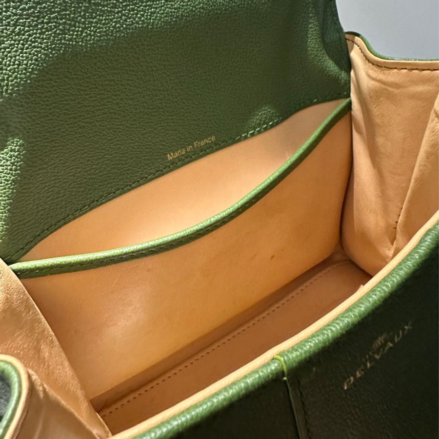 DELVAUX 小牛皮手提包-15