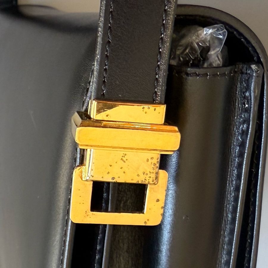 Vintage Celine Triomphe logo shoulder bag 中古Celine 凱旋門標肩背包-18