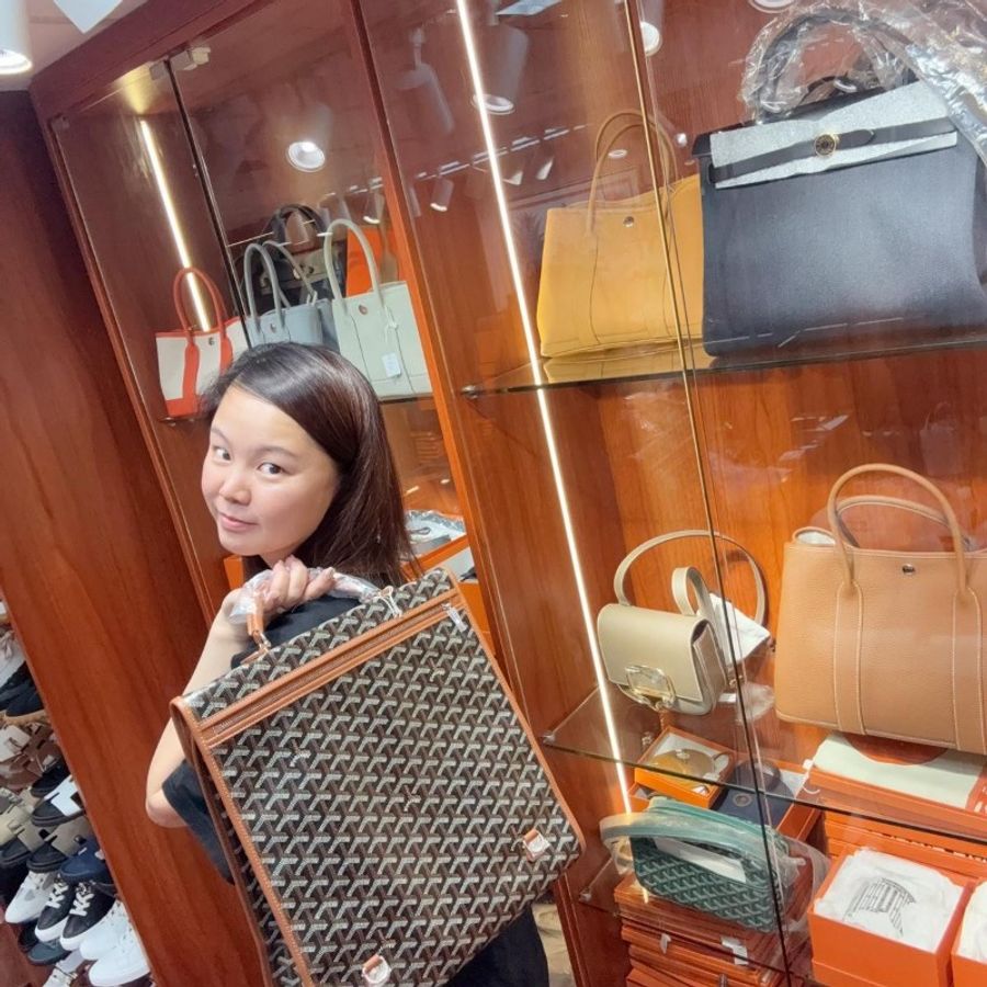 ✨持有香港正品正貨標籤(只做全新) ✨ Goyard SAINT LEGER BACKPACK 啡色背包-1