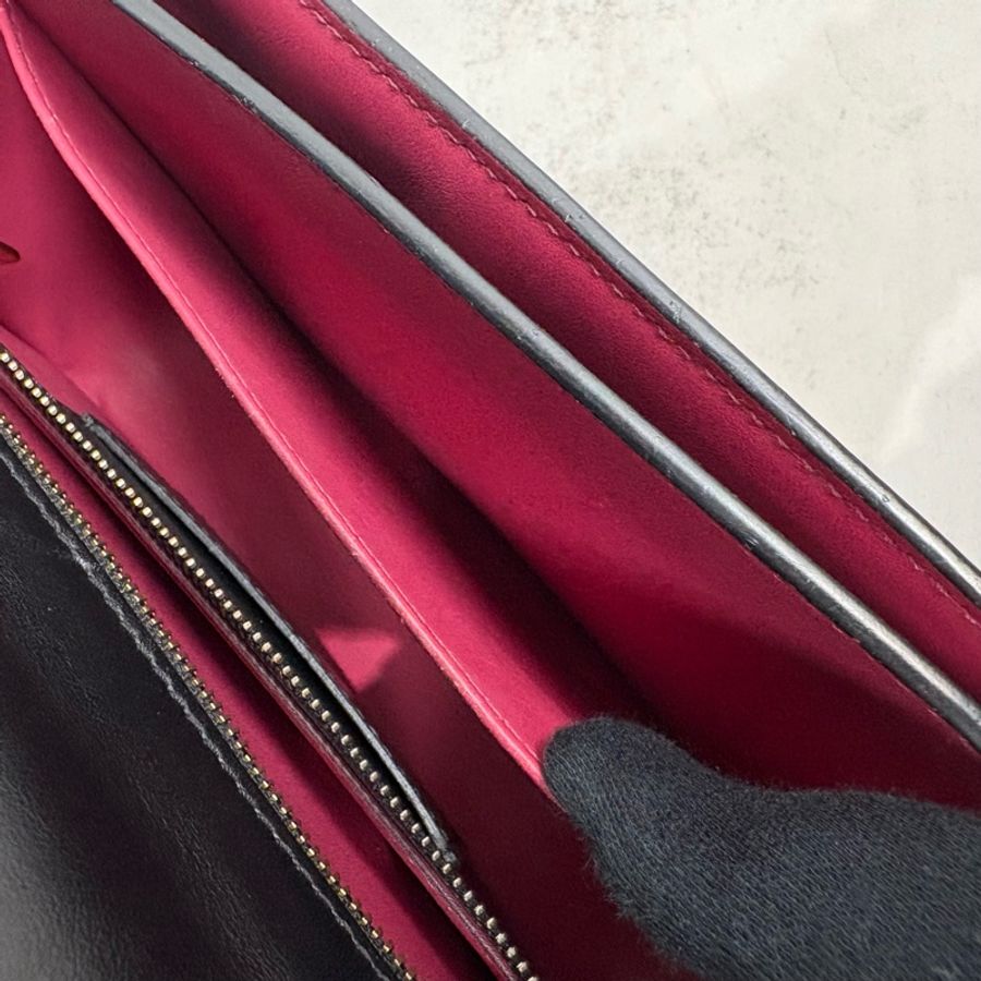 Louis Vuitton 路易威登|Pont9 P9全皮單肩斜挎翻蓋馬鞍包 黑金-15