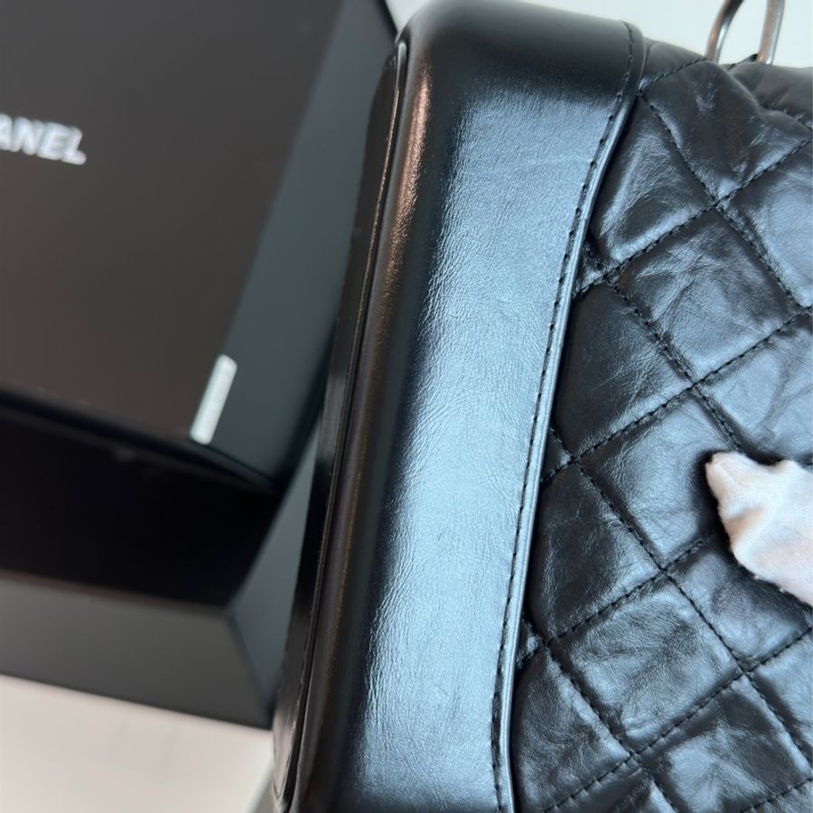 Chanel Gabrielle黑金手柄流浪包 29開🈶保卡 已絕版收藏品🔥送禮自用兩相宜-23