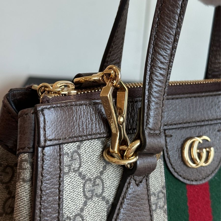 🈶購證 🉑斜背 #全網最低 #櫃上8️⃣入手 古馳老花斜挎小托特-23