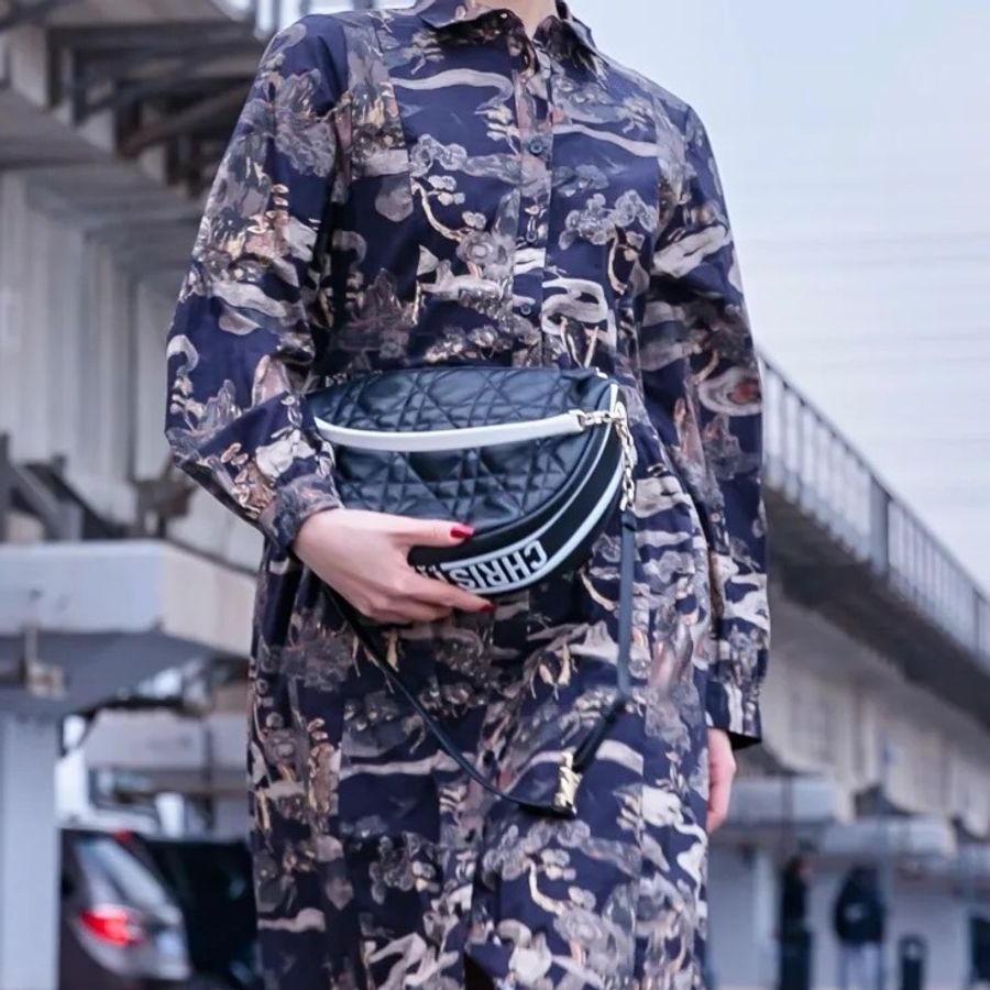 🈶購證🉑斜背 #99新閒置 #10w入手 迪奧hobo馬鞍腋下斜挎包-16