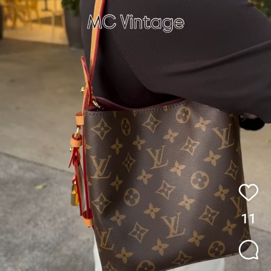 LV M12925 新款 all in BB 老花 原花 肩背包 斜背包 手提包 腋下包-3