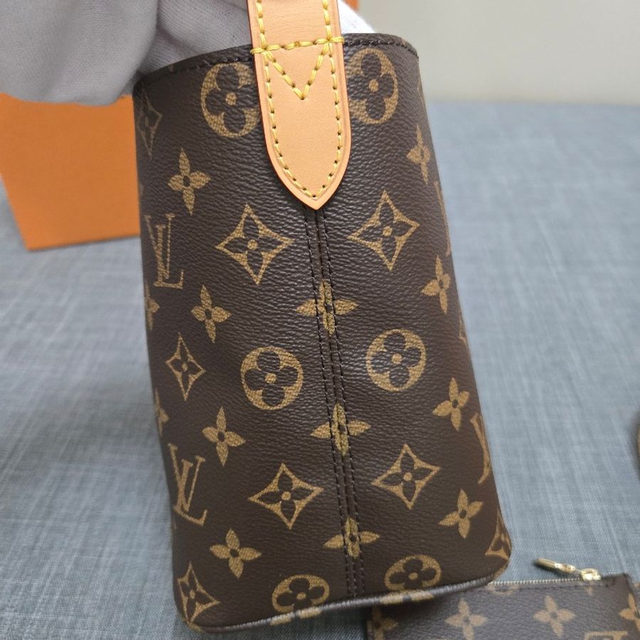 LV M12925 新款 all in BB 老花 原花 肩背包 斜背包 手提包 腋下包-14
