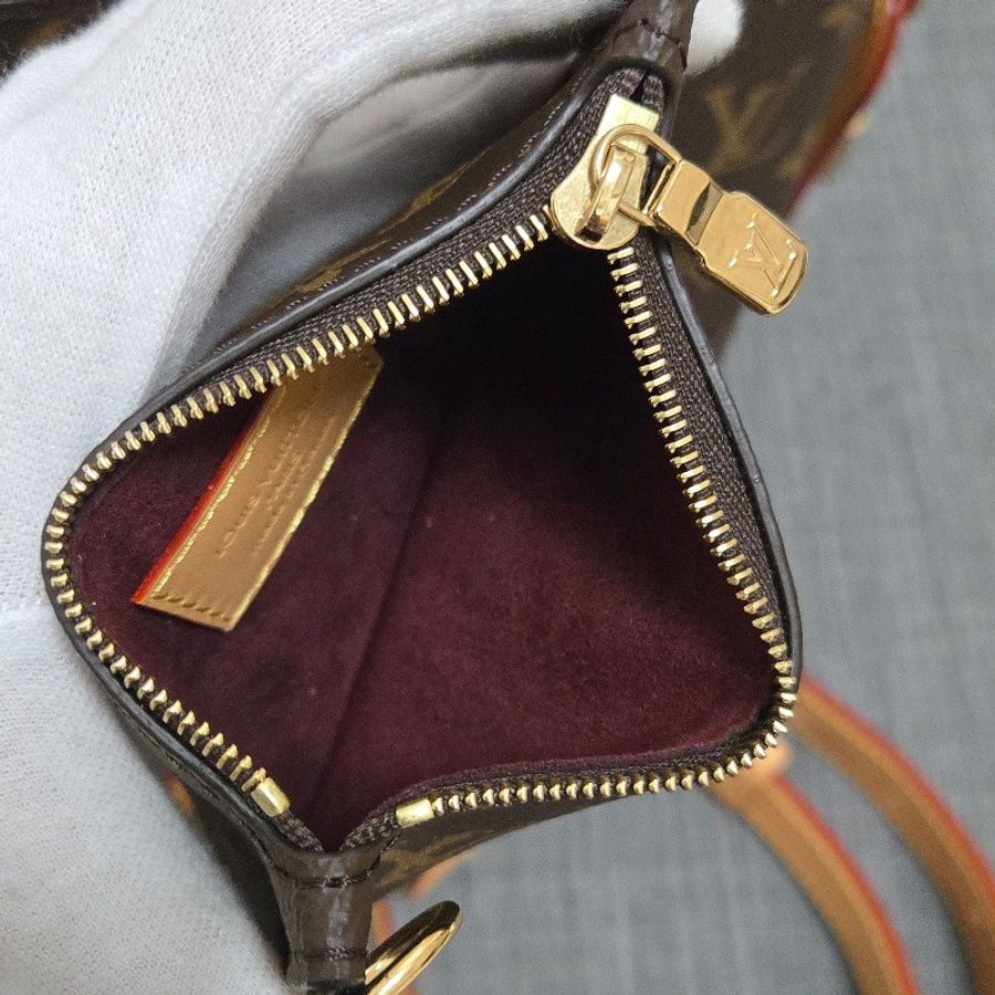 LV M12925 新款 all in BB 老花 原花 肩背包 斜背包 手提包 腋下包-29