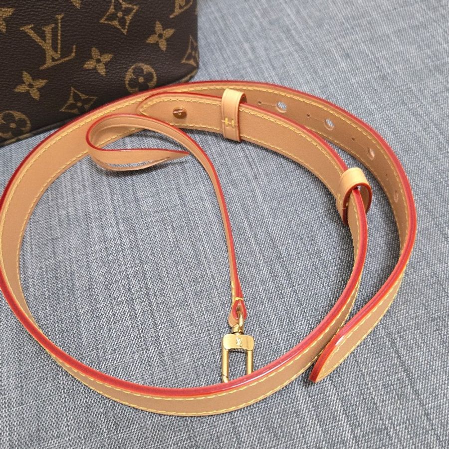 LV M12925 新款 all in BB 老花 原花 肩背包 斜背包 手提包 腋下包-32