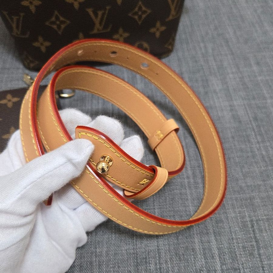 LV M12925 新款 all in BB 老花 原花 肩背包 斜背包 手提包 腋下包-33