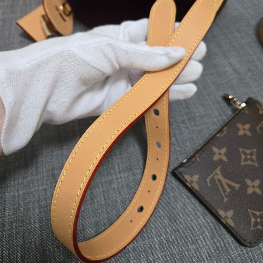 LV M12925 新款 all in BB 老花 原花 肩背包 斜背包 手提包 腋下包-34