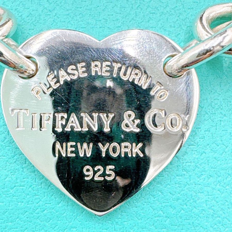 🎀永不退流行🎀 Tiffany & Co 純銀愛心手鏈|經典款式✦fufu style 精品✦ |蒂芬妮手鏈.蒂芬妮愛心手環.Tiffany手鏈.Tiffany愛心手鏈-2