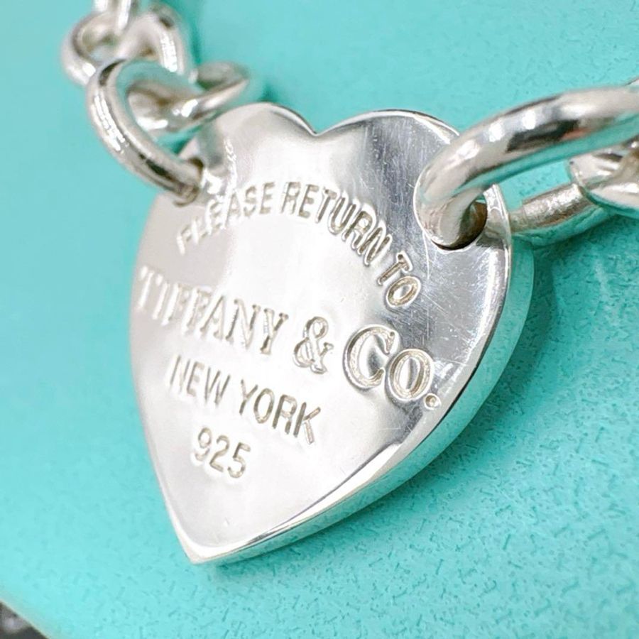 🎀永不退流行🎀 Tiffany & Co 純銀愛心手鏈|經典款式✦fufu style 精品✦ |蒂芬妮手鏈.蒂芬妮愛心手環.Tiffany手鏈.Tiffany愛心手鏈-3