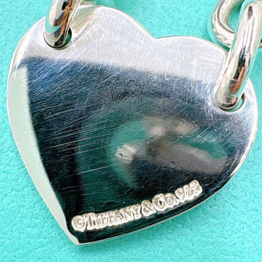 🎀永不退流行🎀 Tiffany & Co 純銀愛心手鏈|經典款式✦fufu style 精品✦ |蒂芬妮手鏈.蒂芬妮愛心手環.Tiffany手鏈.Tiffany愛心手鏈-6