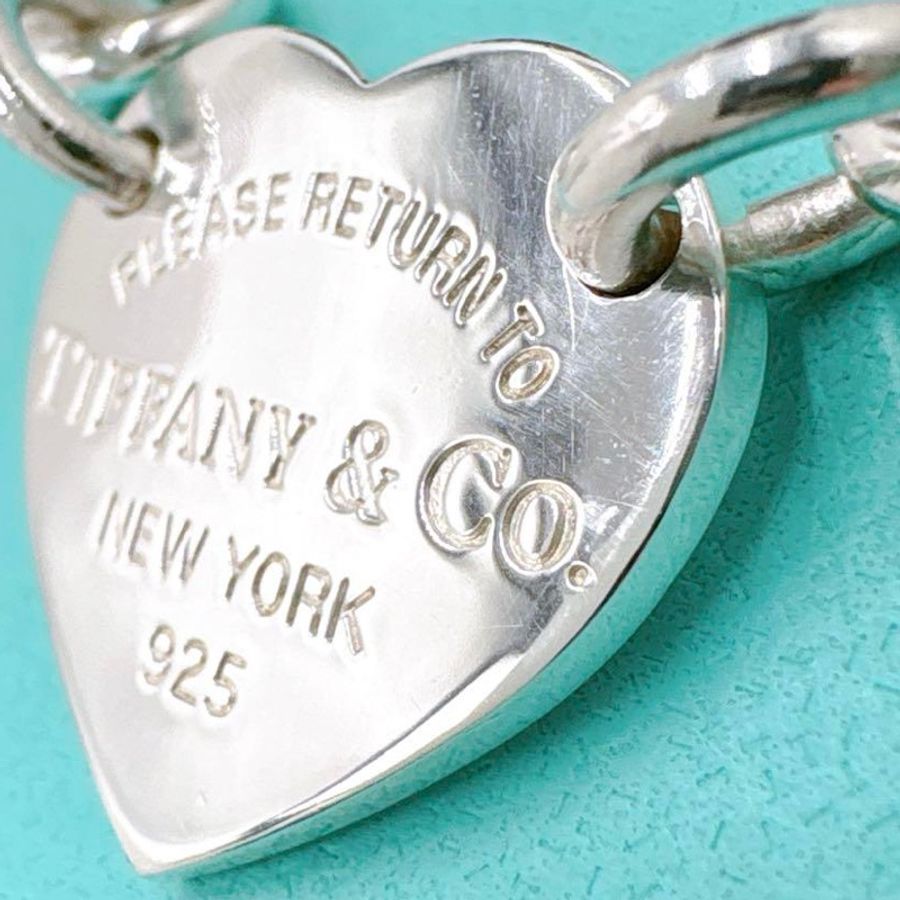 🎀永不退流行🎀 Tiffany & Co 純銀愛心手鏈|經典款式✦fufu style 精品✦ |蒂芬妮手鏈.蒂芬妮愛心手環.Tiffany手鏈.Tiffany愛心手鏈-8