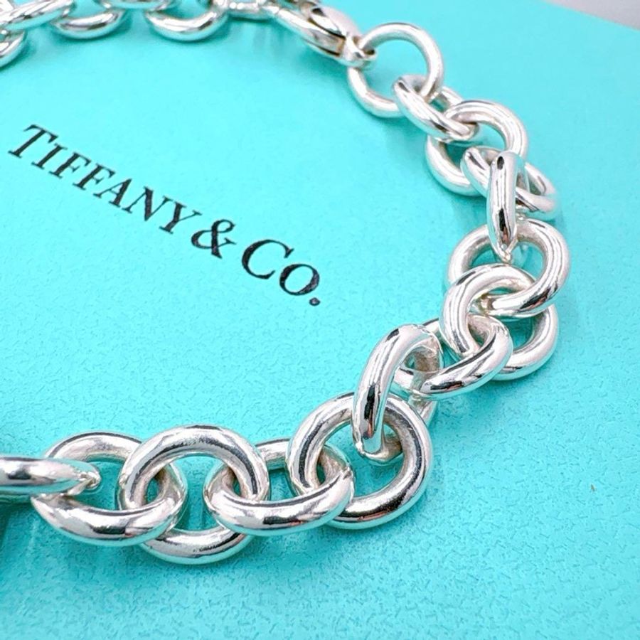 🎀永不退流行🎀 Tiffany & Co 純銀愛心手鏈|經典款式✦fufu style 精品✦ |蒂芬妮手鏈.蒂芬妮愛心手環.Tiffany手鏈.Tiffany愛心手鏈-10