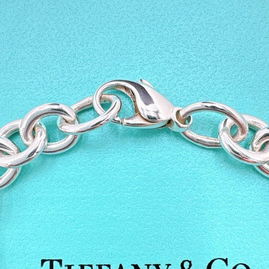 🎀永不退流行🎀 Tiffany & Co 純銀愛心手鏈|經典款式✦fufu style 精品✦ |蒂芬妮手鏈.蒂芬妮愛心手環.Tiffany手鏈.Tiffany愛心手鏈-12