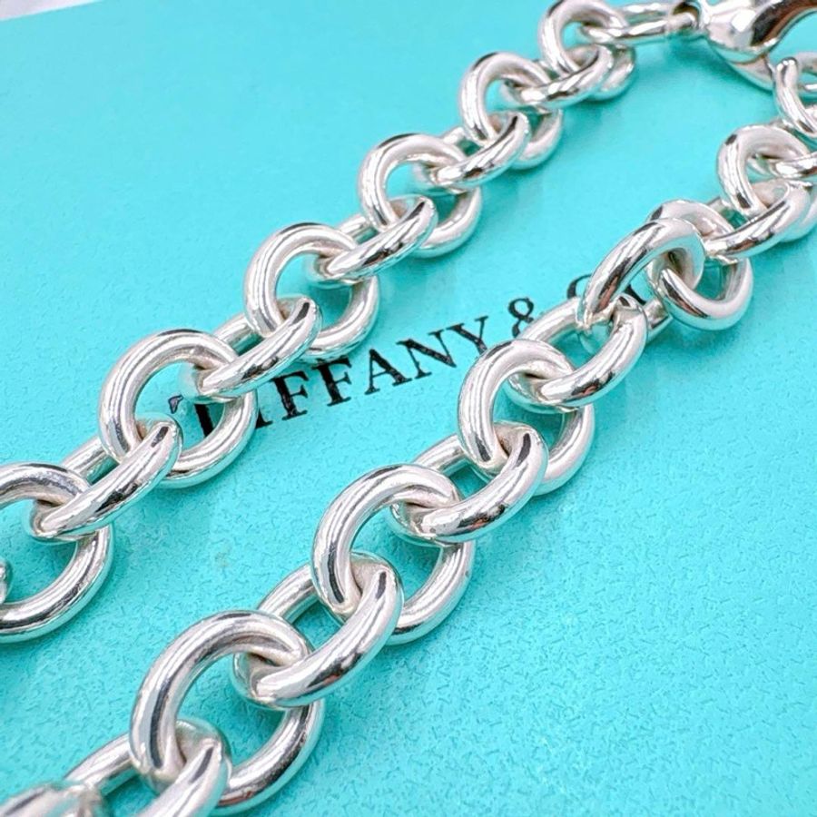 🎀永不退流行🎀 Tiffany & Co 純銀愛心手鏈|經典款式✦fufu style 精品✦ |蒂芬妮手鏈.蒂芬妮愛心手環.Tiffany手鏈.Tiffany愛心手鏈-13