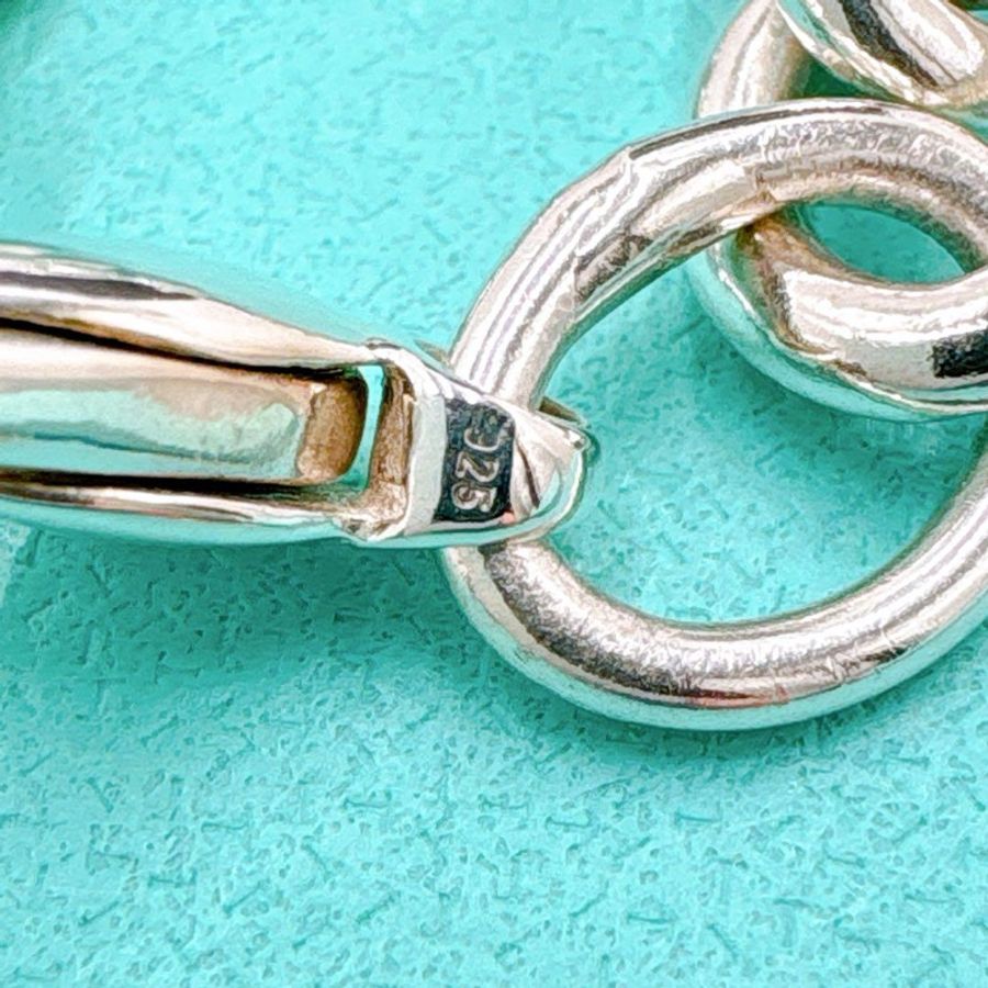 🎀永不退流行🎀 Tiffany & Co 純銀愛心手鏈|經典款式✦fufu style 精品✦ |蒂芬妮手鏈.蒂芬妮愛心手環.Tiffany手鏈.Tiffany愛心手鏈-14