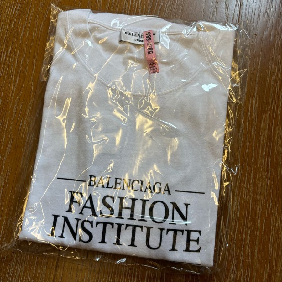 Balenciaga 巴黎世家 白色上衣 白T-6