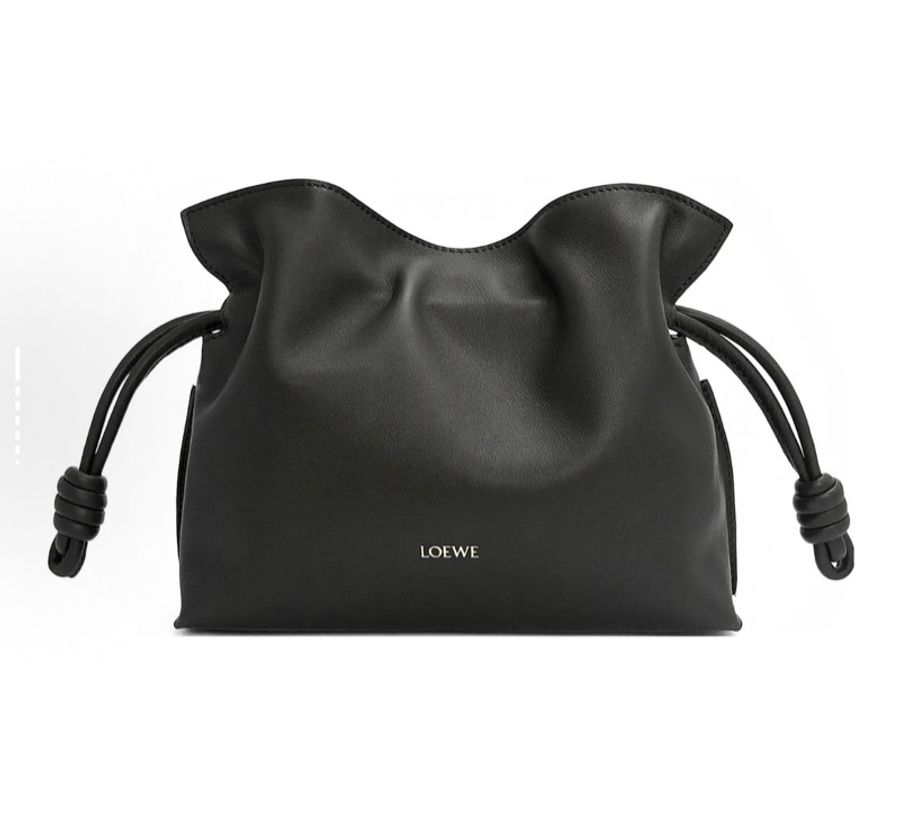 LOEWE羅意威 Flamenco 可拆卸可調整肩帶磁扣開合 單肩斜挎包-2
