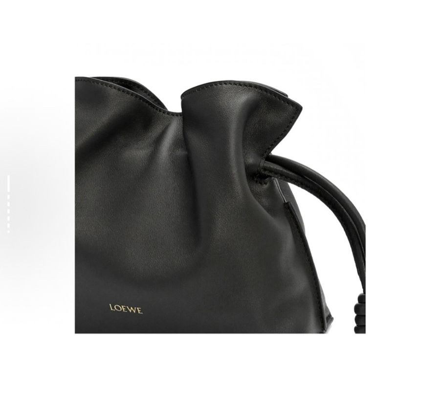 LOEWE羅意威 Flamenco 可拆卸可調整肩帶磁扣開合 單肩斜挎包-7
