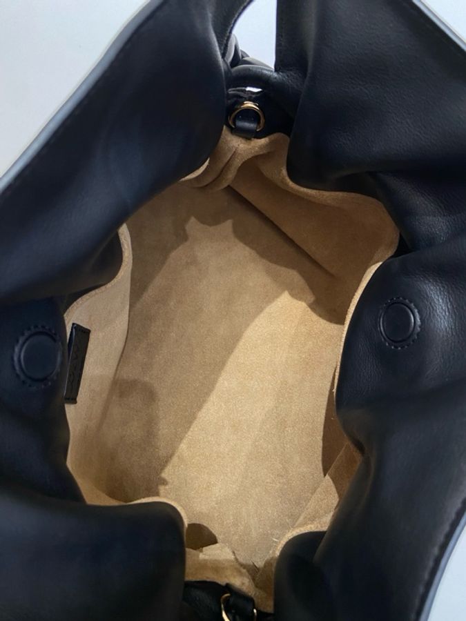 Loewe 羅意威 Flamenco黑色福袋中號 尺寸約30*10.5*24.5-8