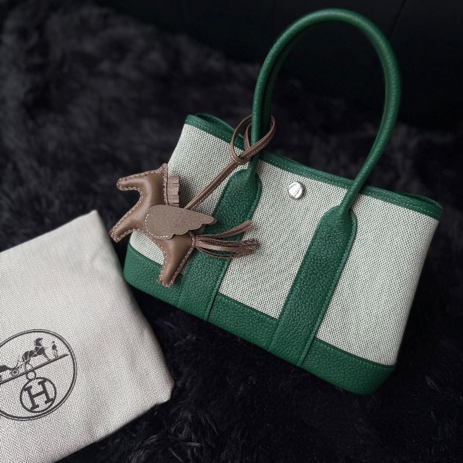 Hermes 愛馬仕 Mini Garden Party Neo GP 23 寶石綠Vert Moyen-0