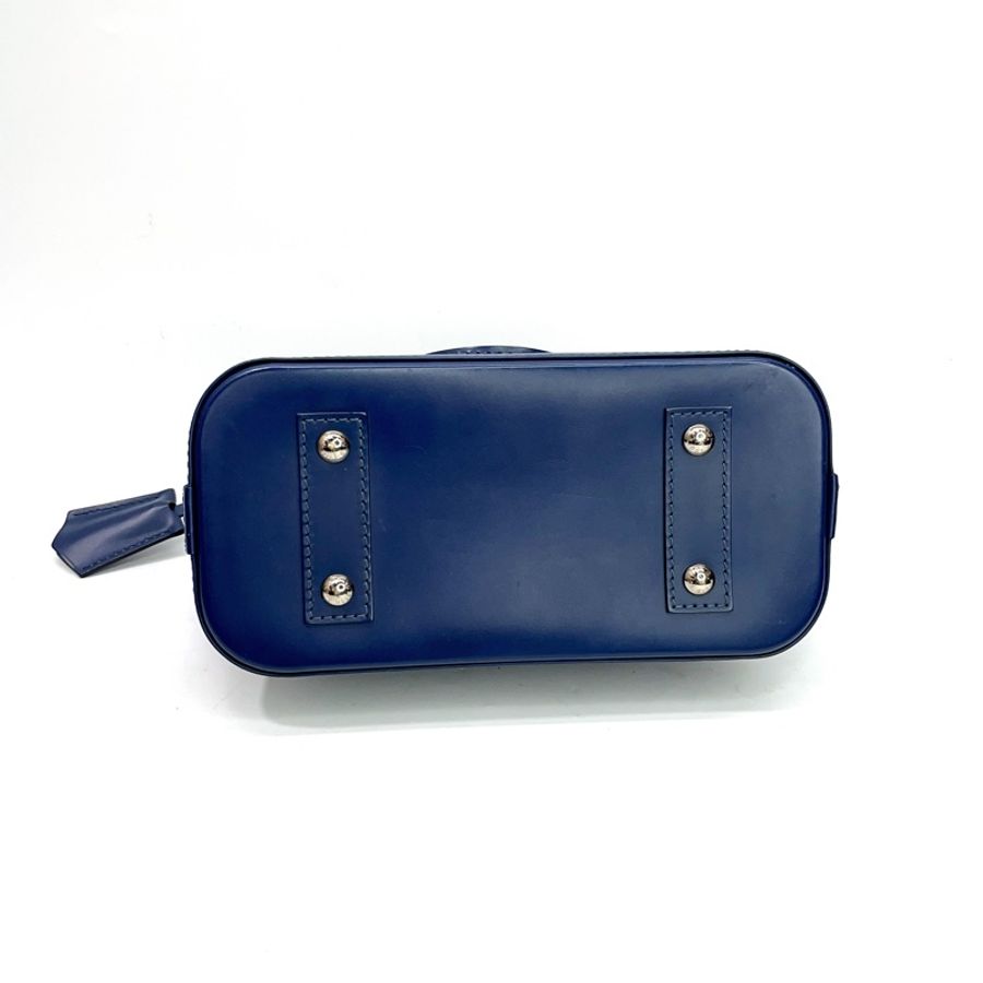 LV 深藍EPI銀釦手提斜背Alma BB M40862-4