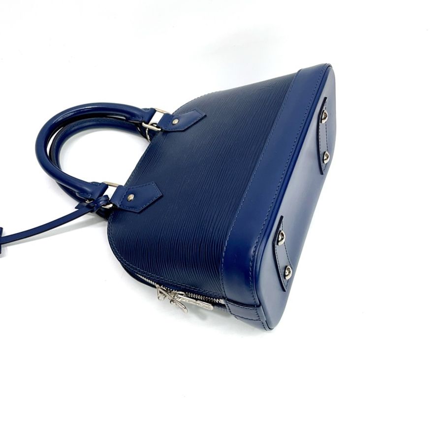 LV 深藍EPI銀釦手提斜背Alma BB M40862-5