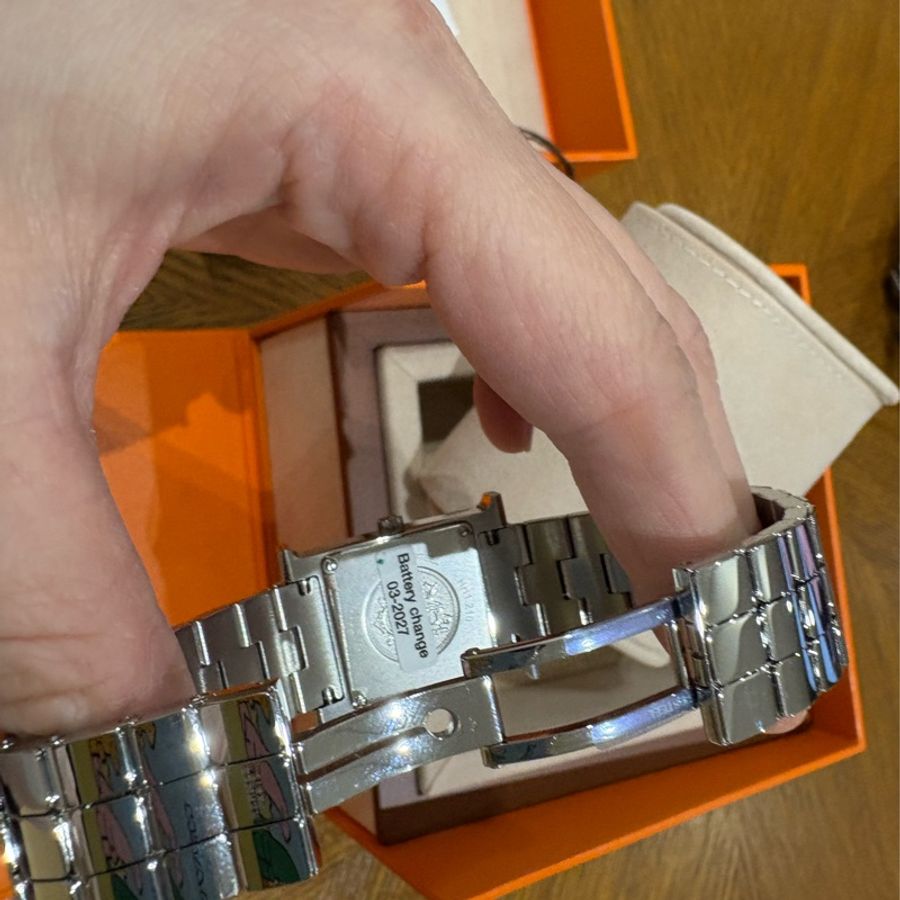 愛馬仕Hermes 全新不鏽鋼女錶 Heure 25毫米-9