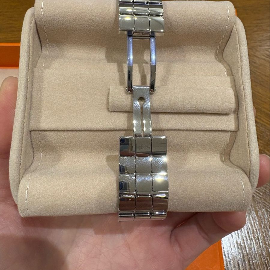 愛馬仕Hermes 全新不鏽鋼女錶 Heure 25毫米-10