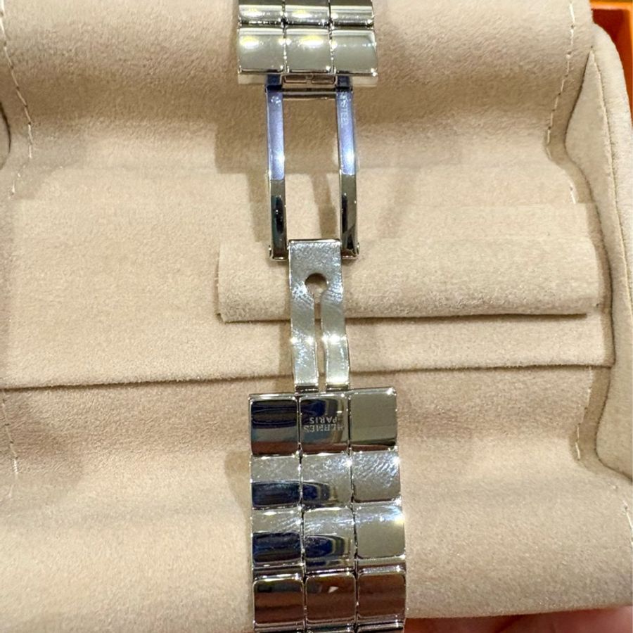 愛馬仕Hermes 全新不鏽鋼女錶 Heure 25毫米-13
