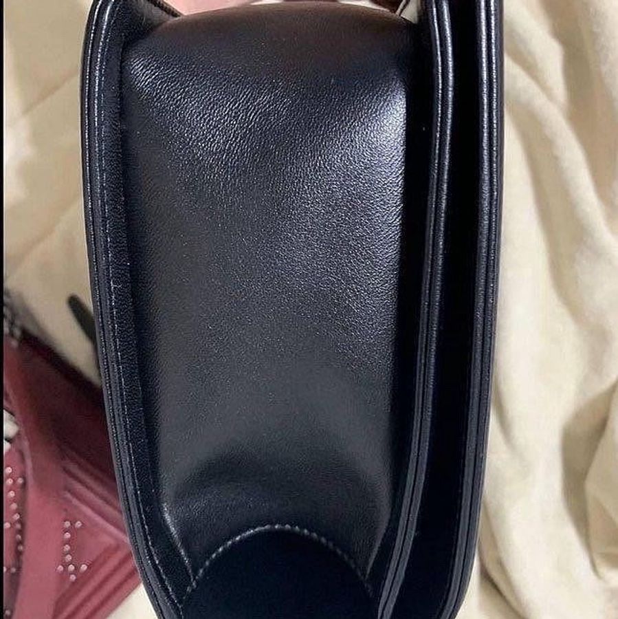 Chanel boy 28 黑銀 專櫃已經253000-13