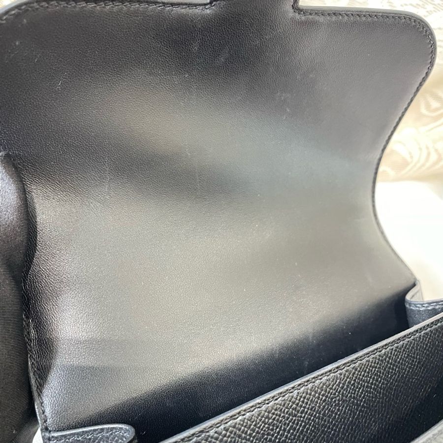 Hermes 愛馬仕 19 mini Constance 19 康康 noir ghw 黑金-13