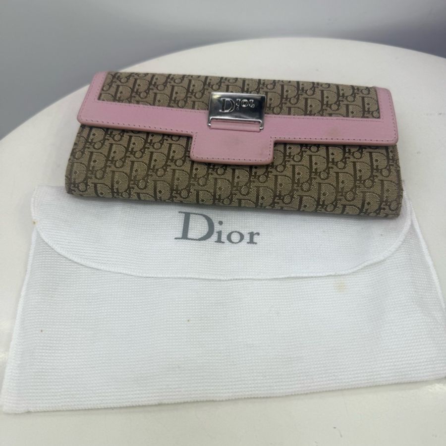 Dior Monogram Long Wallet-10