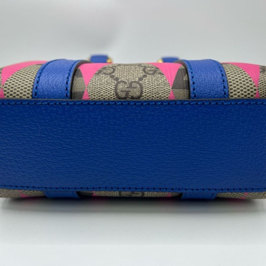 GUCCI 菱形GG印花 mini托特包-11