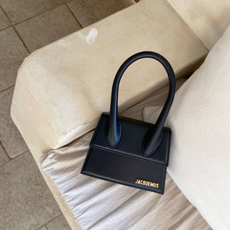 🎁當季特價🎁Jacquemus Le Chiquito Moyen 小牛皮中型包 黑色-3