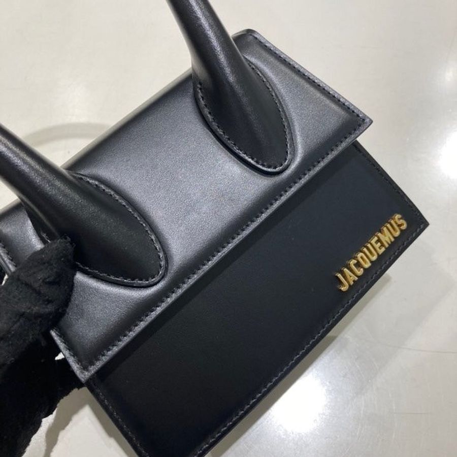 🎁當季特價🎁Jacquemus Le Chiquito Moyen 小牛皮中型包 黑色-17