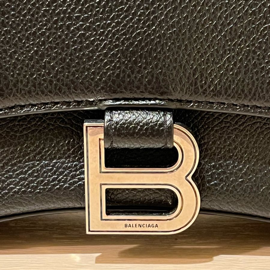 巴黎世家 Balenciaga 沙漏包 Hourglass bag 荔枝皮 XS號-4