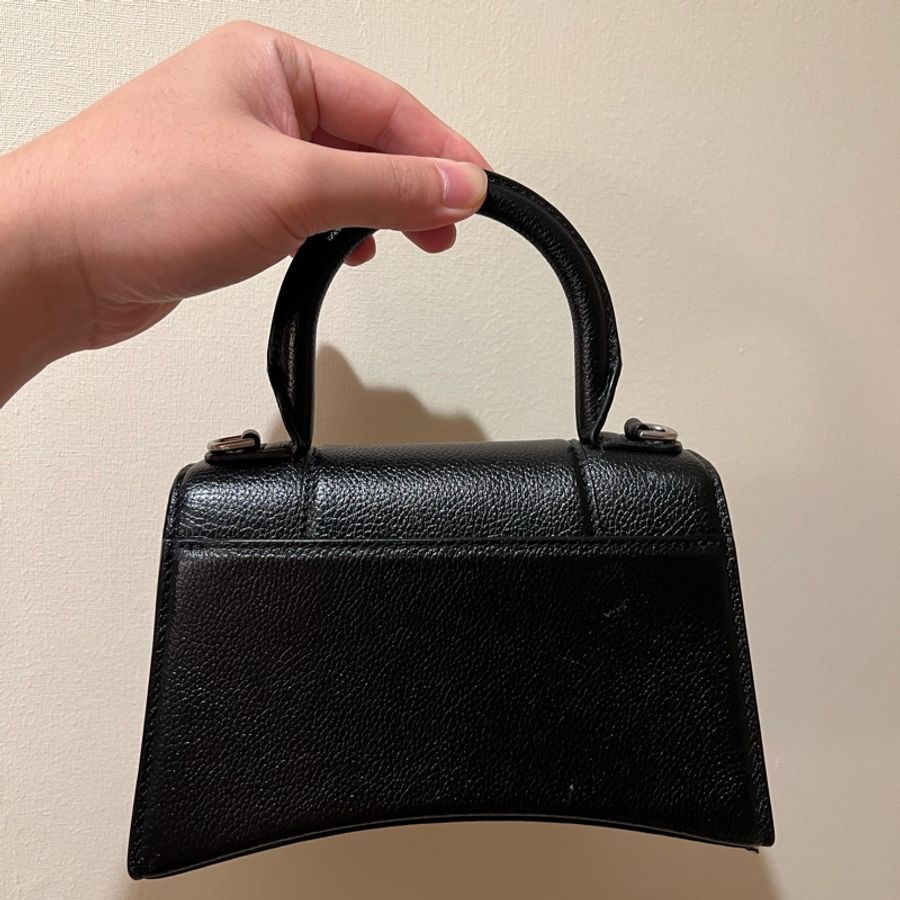 巴黎世家 Balenciaga 沙漏包 Hourglass bag 荔枝皮 XS號-7