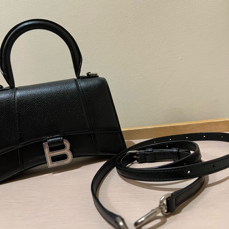 巴黎世家 Balenciaga 沙漏包 Hourglass bag 荔枝皮 XS號-24