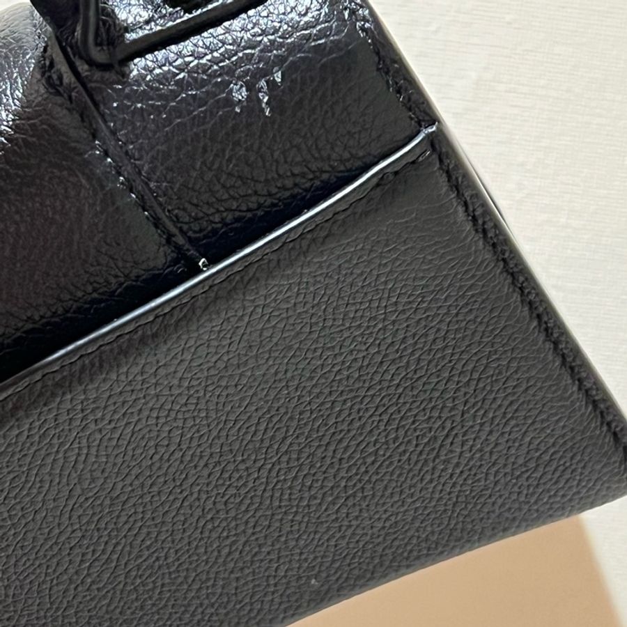 巴黎世家 Balenciaga 沙漏包 Hourglass bag 荔枝皮 XS號-25