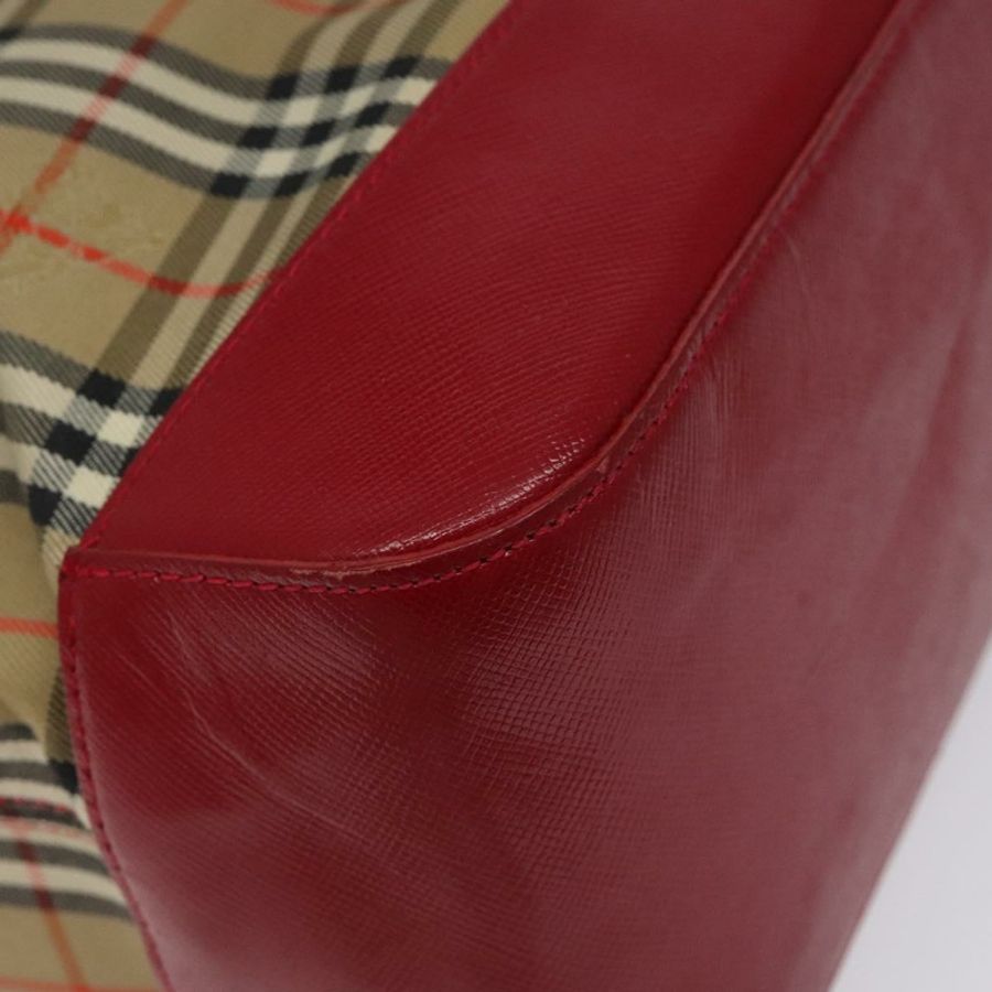 【日本直送】Burberrys Nova 格紋帆布手提包 米色 金色 正品 116349-15