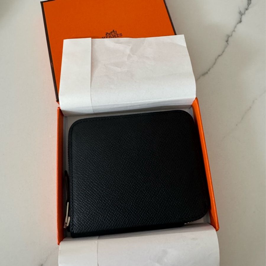 Hermes Silk In compact wallet-0