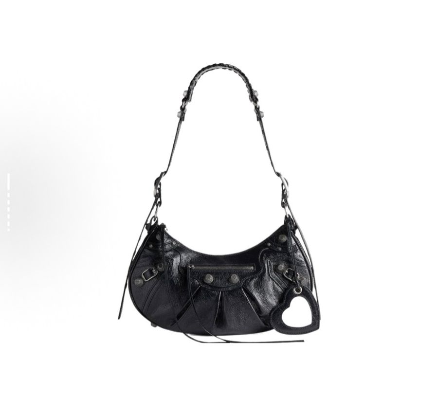 Balenciaga巴黎世家 Le Cagole 鉚釘銀扣 機車包 小號-1