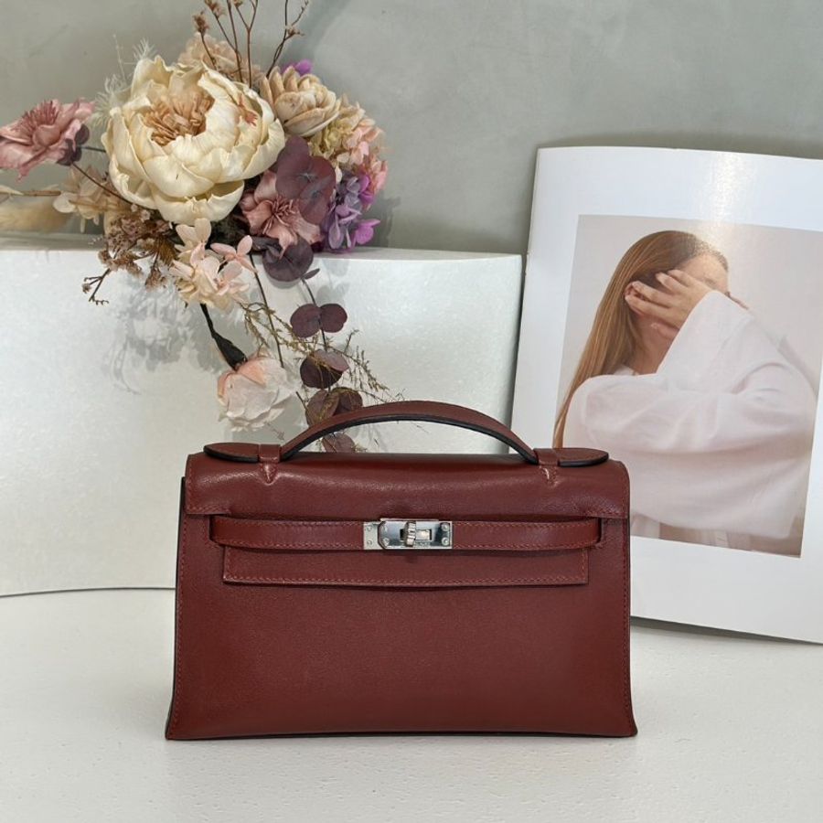 HERMES Mini kelly - 愛馬仕紅銀 🄺-0
