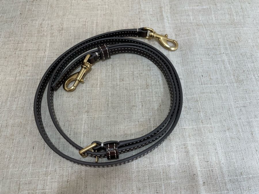 TORY BURCH 麂皮壓紋兩用水桶包-9