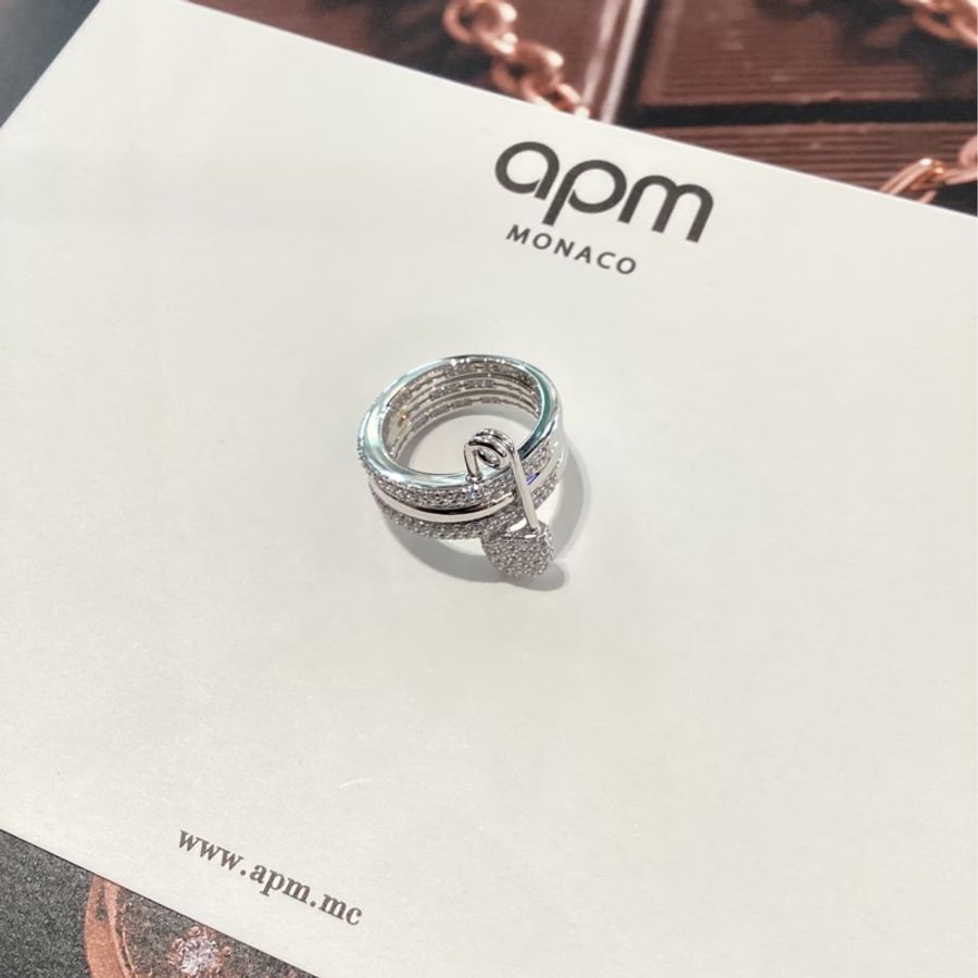 apm 經典款迴紋針戒指-1