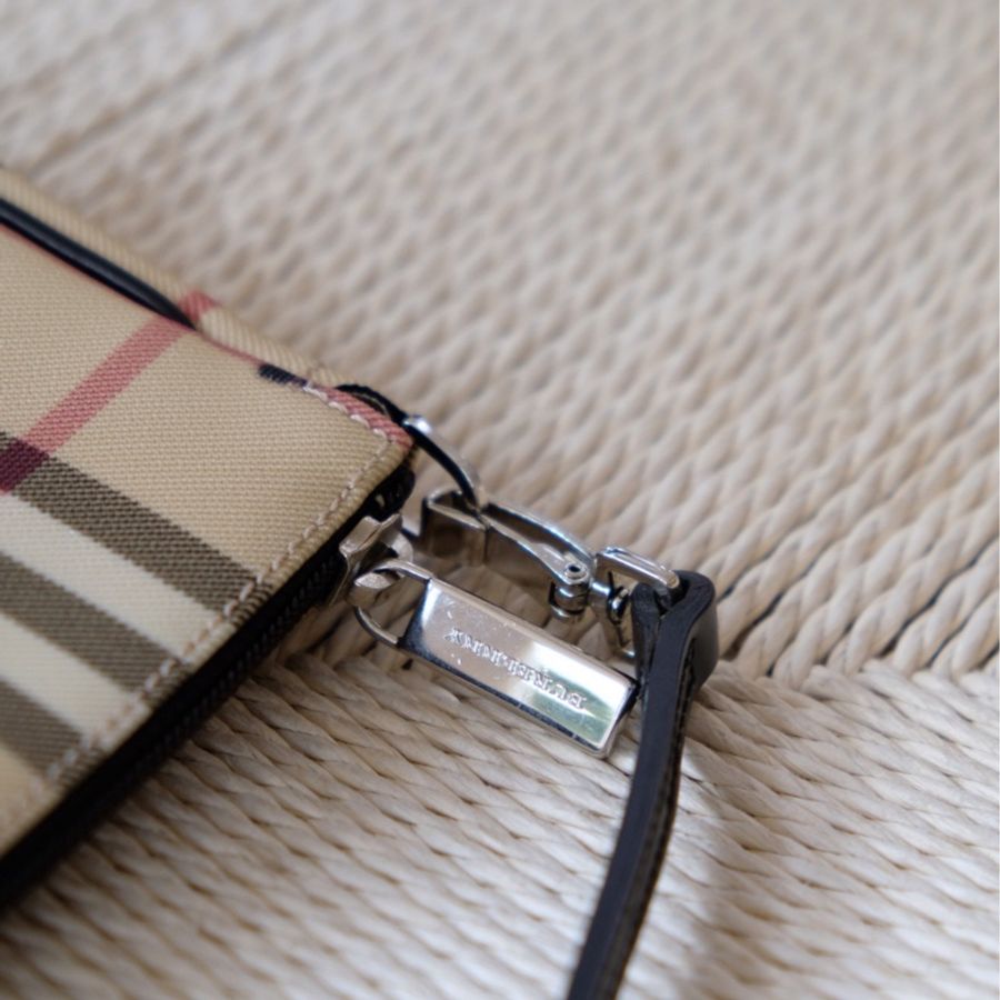 Burberry 格紋麻將包 🟠-9